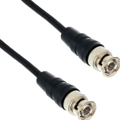Kabel przewód antenowy BNC 0,5 m czarny 50 Ohm RG58 pro snake