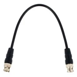Kabel przewód antenowy BNC 0,25 m czarny 50 Ohm RG58 pro snake