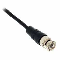 Kabel przewód antenowy BNC 1 m czarny 50 Ohm RG58 pro snake