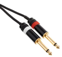 Kabel przewód audio sygnałowy Jack 6,3 mm stereo 3 m pozłacany the sssnake