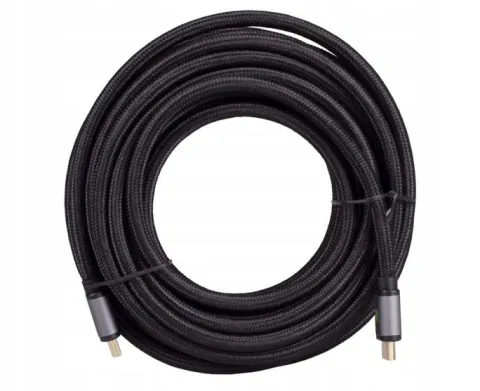 KABEL PRZEWÓD HDMI 2.0 HIGH SPEED 48bit TV PC PRO 3D 4K FHD/144Hz VAYOX 10m