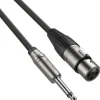 Kabel przewód mikrofonowy XLR JACK 6,3mm 10 m Roxtone SAMURAI SMXJ210L10