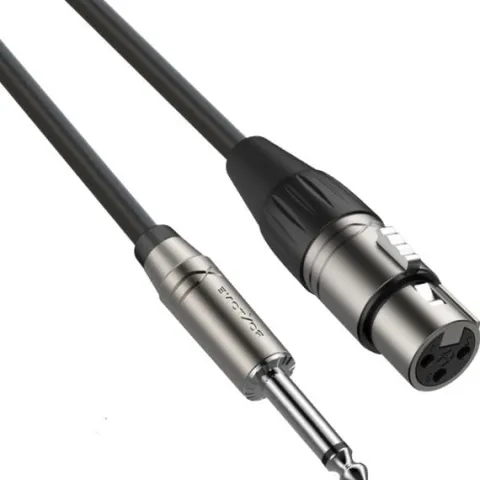 Kabel przewód mikrofonowy XLR JACK 6,3mm 10 m Roxtone SAMURAI SMXJ210L10
