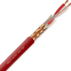 Kabel przewód mikrofonowy XLR XLR 8 m 0,23mm czerwony Red's Music MC0180-RED PL