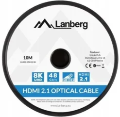KABEL PRZEWÓD PRZYŁĄCZE HDMI V2.1 8K 144HZ ETHERNET OPTYCZNY HDR AOC 10M
