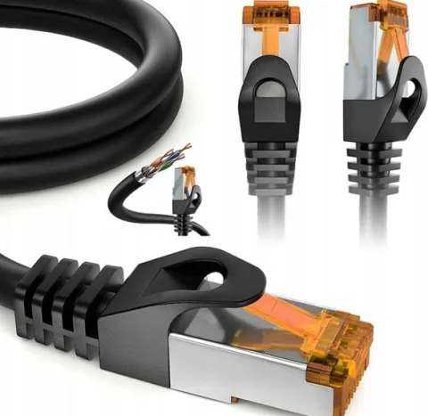 KABEL SIECIOWY INTERNETOWY LAN ETHERNET PATCHCORD RJ45 S/FTP 10Gb CAT6a 20M