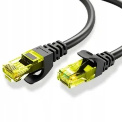 Kabel Sieciowy Lan Cat6 Przewód Internetowy Cat 6 UTP RJ45 Kat Czarny 25 m