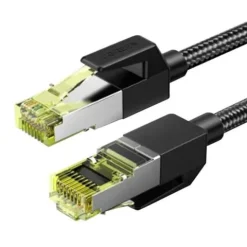 Kabel sieciowy UGREEN NW150 Cat.7 10Gbps Ethernet RJ45 1m Czarny