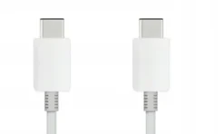 Kabel typ C - typ C biały 1m 2A