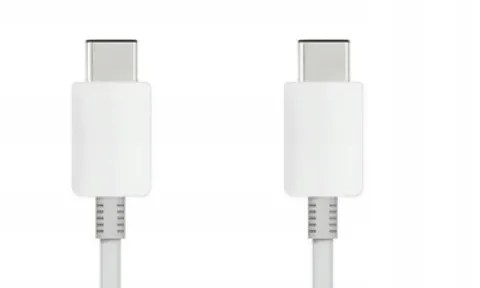 Kabel typ C - typ C biały 1m 2A