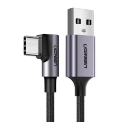 Kabel USB-C UGREEN US284 3m Kątowy Nylonowy DO Ładowania 3A
