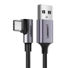 Kabel USB-C UGREEN US284 1m Kątowy Quick Charge 3.0 DO Ładowania