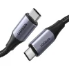 Kabel USB-C UGREEN US355 100W 10Gbps 4K 1m Czarny Szybkie Ładowanie