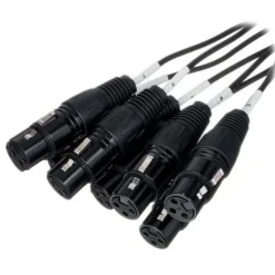 Kabel wieloparowy multicore audio mikrofonowy 8x XLR 5 m the sssnake