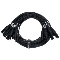 Kabel wieloparowy multicore audio mikrofonowy 8x XLR 5 m the sssnake