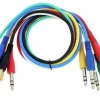Kable do krosownicy Patch Set Eurorack Jack 6,3 mm stereo 60 cm 6 szt.