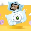 KAMERA DLA DZIECI APARAT FOTOGRAFICZNY KOTEK + KARTA 8GB + SMYCZ ZESTAW