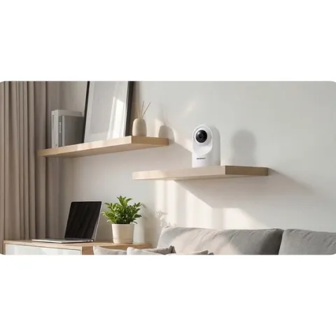 Kamera IP obrotowa 5MP niania elektroniczna Berdsen BD-941 biała