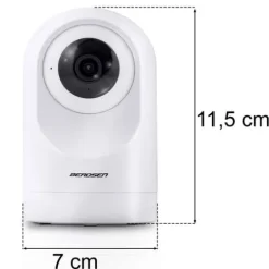 Kamera IP obrotowa 5MP niania elektroniczna Berdsen BD-941 biała