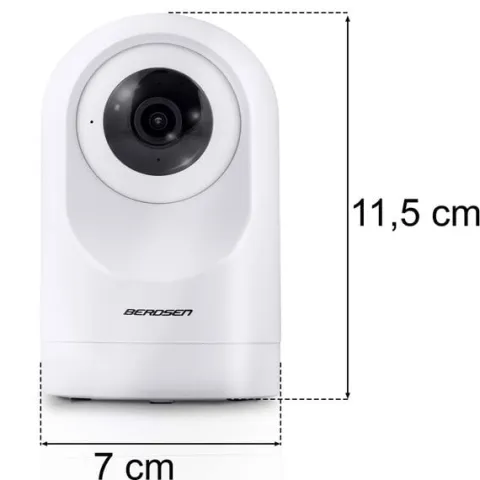 Kamera IP obrotowa 5MP niania elektroniczna Berdsen BD-941 biała