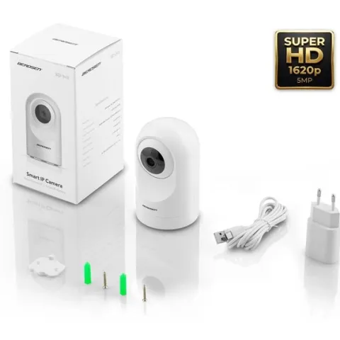 Kamera IP obrotowa 5MP niania elektroniczna Berdsen BD-941 biała