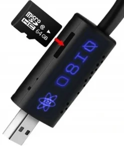 Kamera kamerka szpiegowska WiFi draVires IP mini USB + naklejka