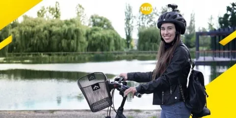 Kamera sport-owa Xblitz Everywhere dwa kierunki PRZÓD+TYŁ MOTOR ROWER+128GB