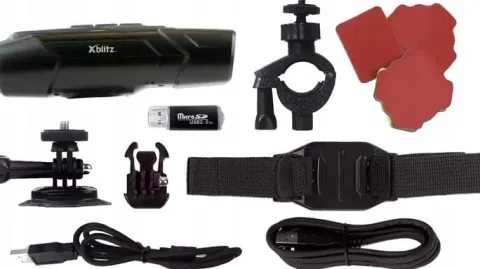Kamera sport-owa Xblitz Everywhere dwa kierunki PRZÓD+TYŁ MOTOR ROWER +64GB