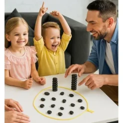 Kamienie Magnetyczne 60 sztuk Szachy Gra Strategiczna Magnetyczna Planszowa