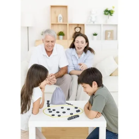 Kamienie Magnetyczne 60 sztuk Szachy Gra Strategiczna Magnetyczna Planszowa