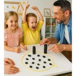 Kamienie Magnetyczne 60 sztuk Szachy Gra Strategiczna Magnetyczna Planszowa