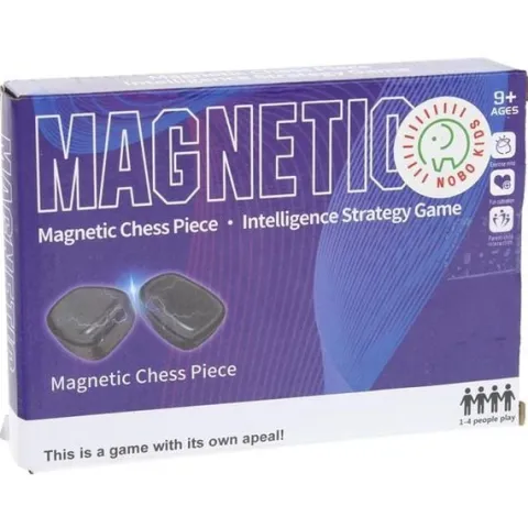 Kamienie Magnetyczne 60 sztuk Szachy Gra Strategiczna Magnetyczna Planszowa