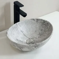KAMIENNA UMYWALKA NABLATOWA STAWIANA CERAMICZNA ELEGANCKA