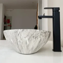 KAMIENNA UMYWALKA NABLATOWA STAWIANA CERAMICZNA ELEGANCKA