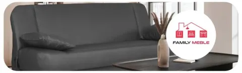 Kanapa sofa Sara ekoskóra rozkładana wersalka spania łóżko Family Meble