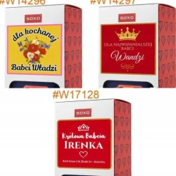 Kapcie damskie super babcia pantofle prezent dla babci