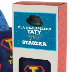 Kapcie męski z nadrukiem pantofle na DZIEŃ TATY