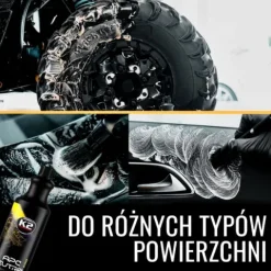 K2 APC 1L PŁYN DO MYCIA AUTA CZYSZCZENIA SAMOCHODU + SZCZOTKI NA WIERTARKĘ