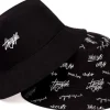 Kapelusz Czapka BUCKET HAT RYBACKI dwustronny napisy KR5_Wnapisy