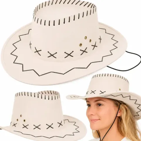 Kapelusz kowbojski country western karnawał męski damski unisex na lato