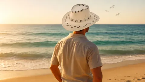 Kapelusz kowbojski country western karnawał męski damski unisex na lato