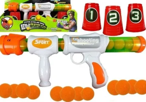Karabin Pistolet Na Miękkie Kulki Kubeczki