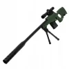 KARABIN PISTOLET SNAJPERSKI SNAJPER NA KULKI ŻELOWE LUNETA 16X OGROMNY 79CM