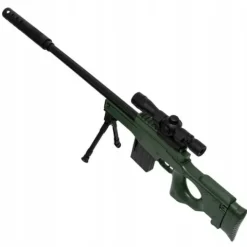 KARABIN PISTOLET SNAJPERSKI SNAJPER NA KULKI ŻELOWE LUNETA 16X OGROMNY 79CM