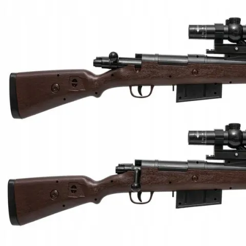 KARABIN SNAJPERSKI PISTOLET NA KULKI PLASTIKOWE Z LUNETĄ LASEREM + GRATISY