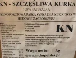 Karma KURA NIOSKA Z ZIOŁAMI pasza drób sypka