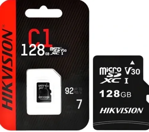 Karta microSD Hikvision 128Gb do kamer IP 92Mb/s