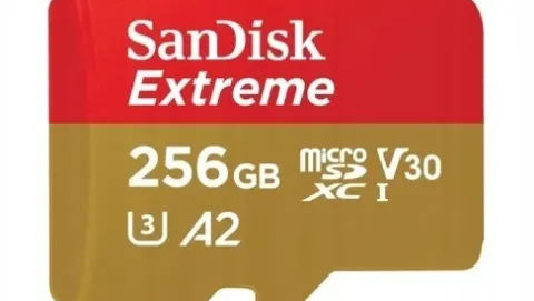 Karta micro SD SANDISK EXTREME 256GB 190/130 V30