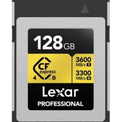 Karta Pamięci Lexar GOLD CFexpress 4.0 Type B 128GB 3600 MB/s 8K RAW
