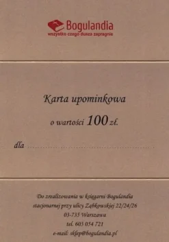 Karta upominkowa o wartości 100 zł. - Bogulandia - wszystko czego dusza zapragnie